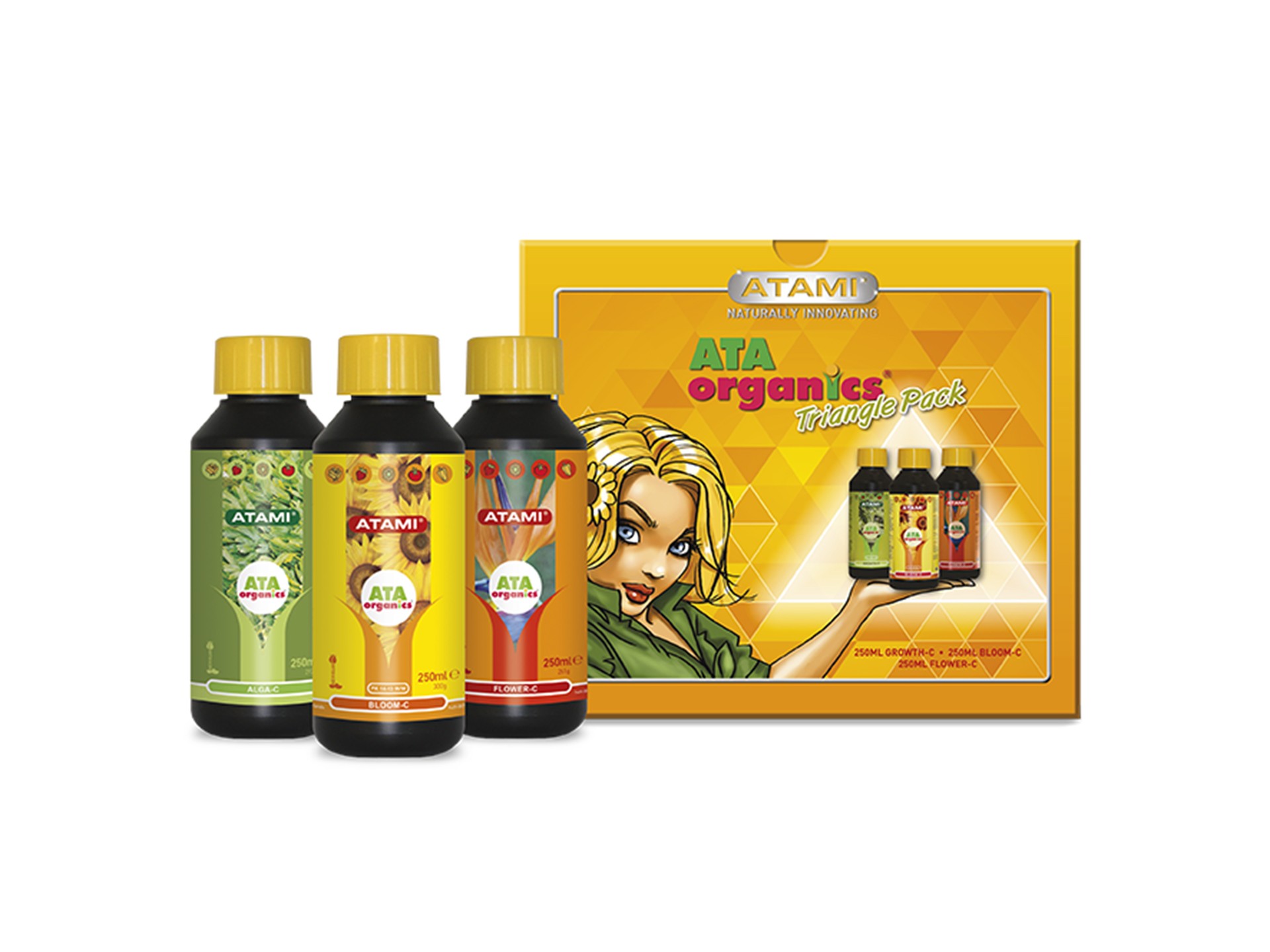 Kit De Nutrientes Atami Tri-Pack Para Cultivo Hidropónico - Incluye B'Cuzz Hydro A+B Y Bloombastic
